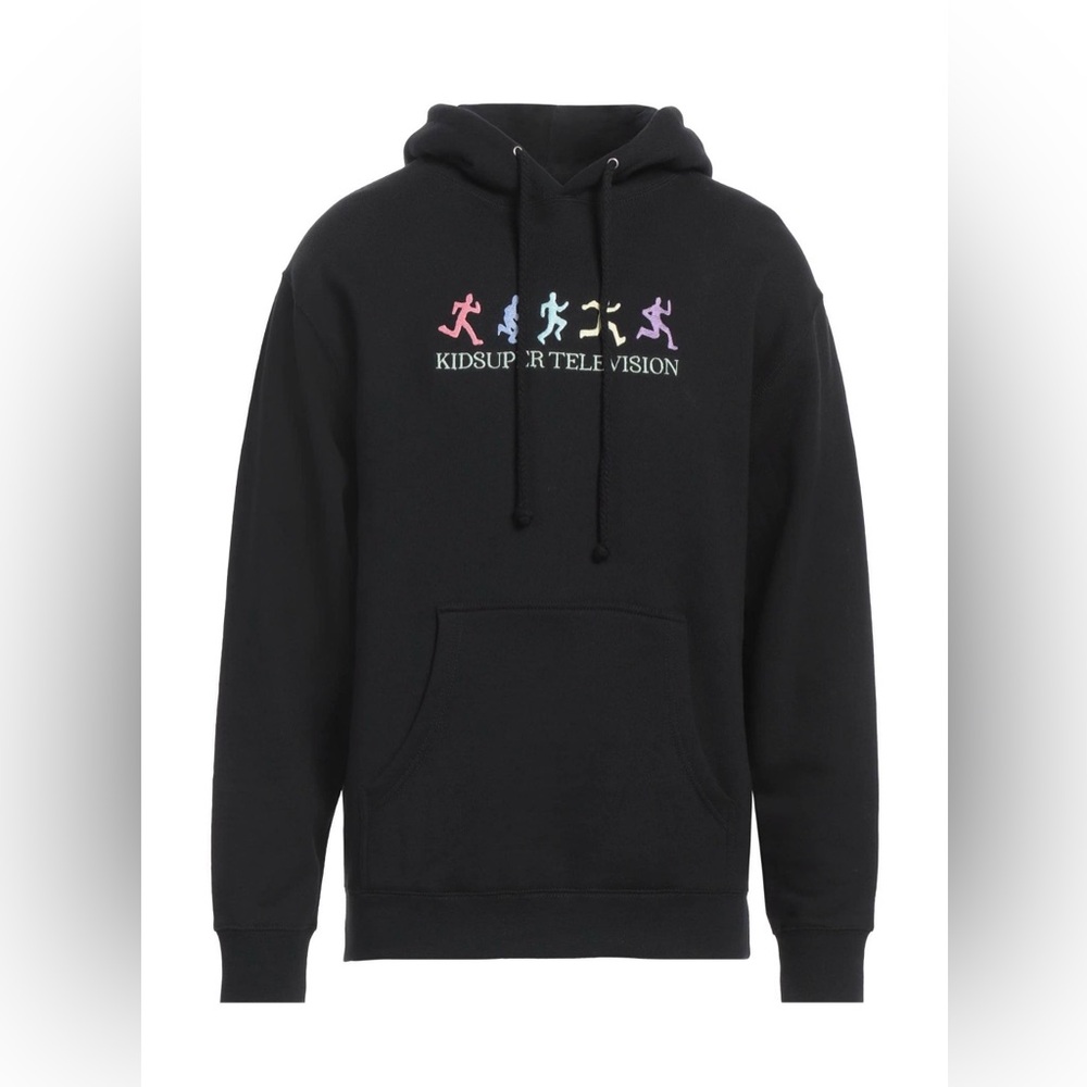 Kidsuper running guys Black Hoodie black M